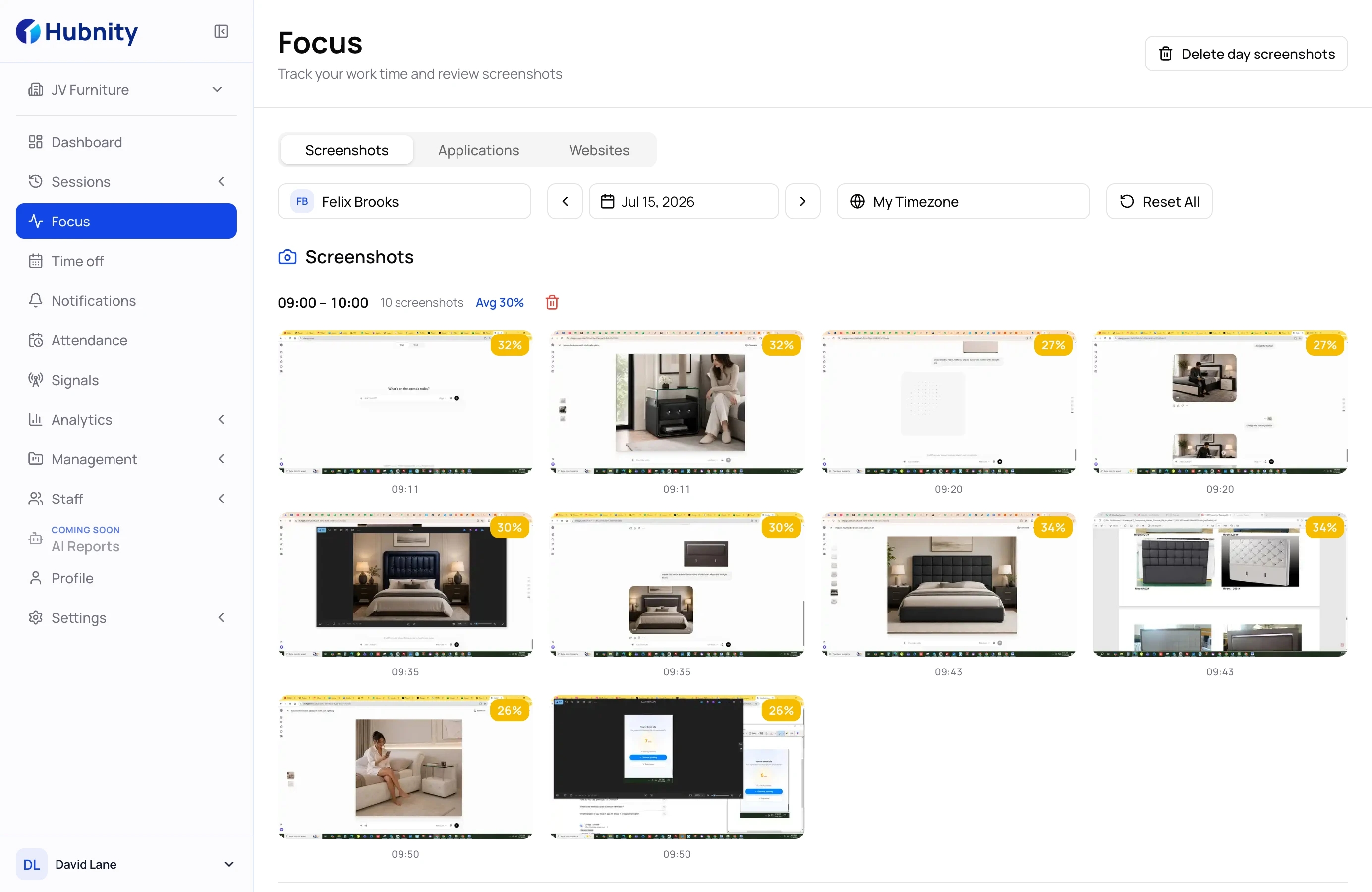 Connect websites to daily context