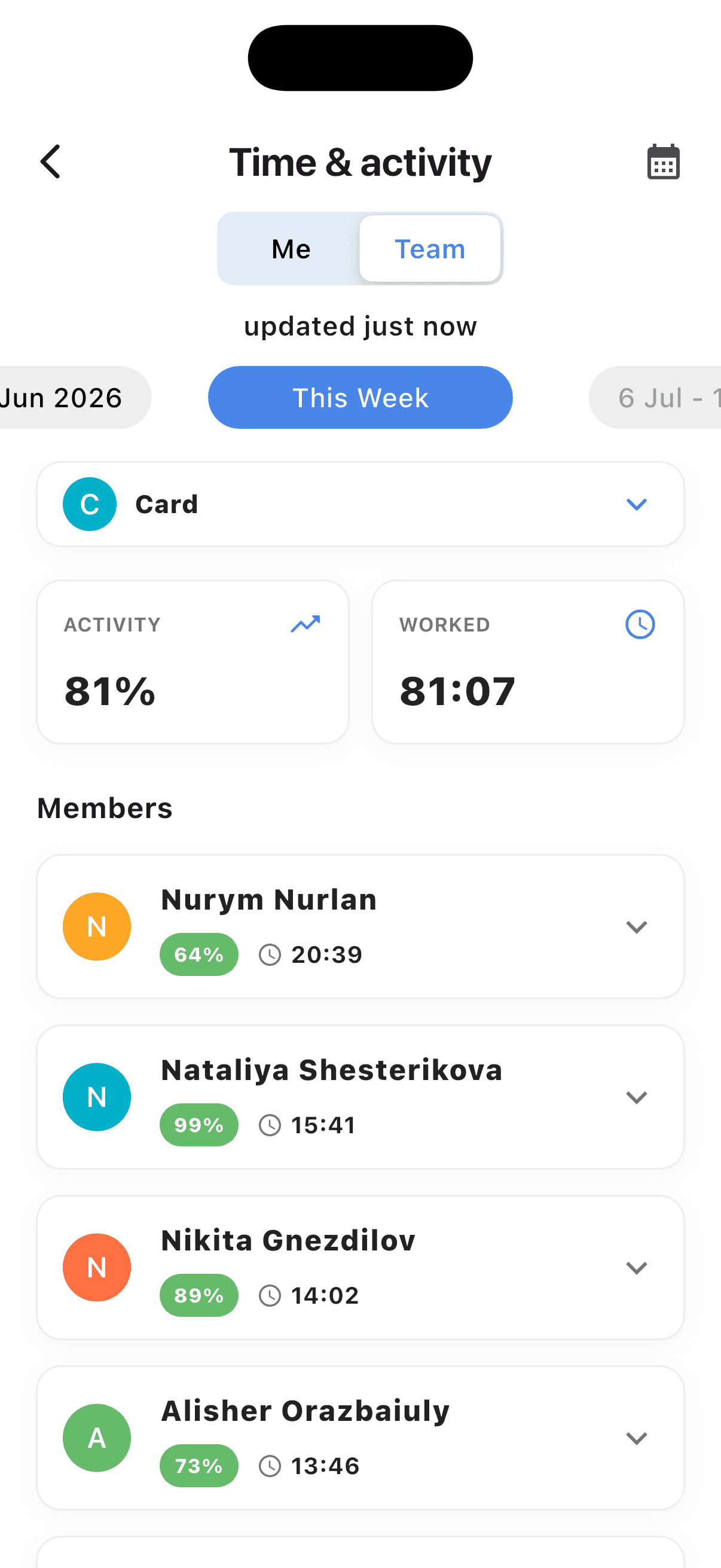 Mobile Teams review results