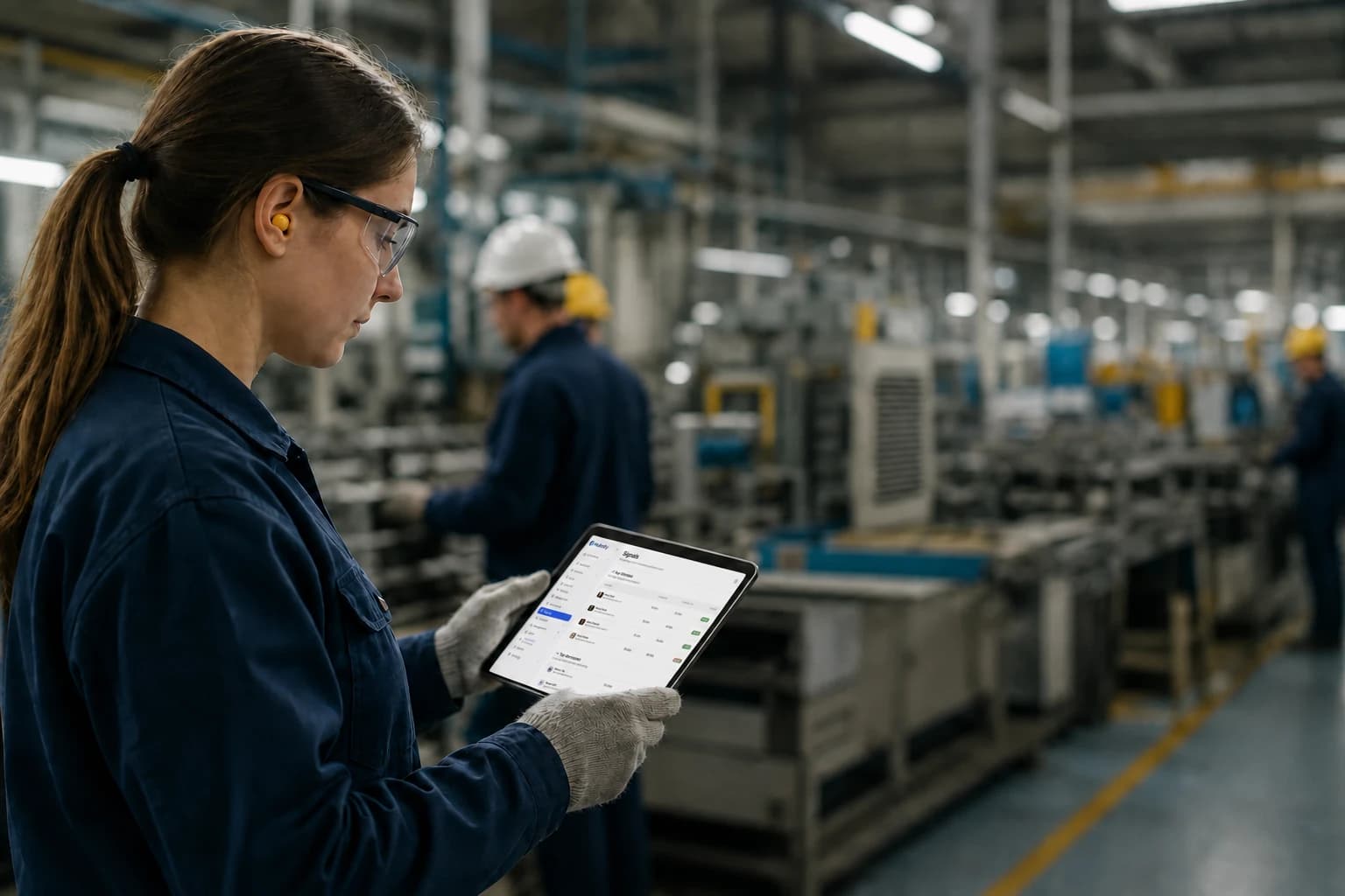 Manufacturing & Industry: Track production hours accurately