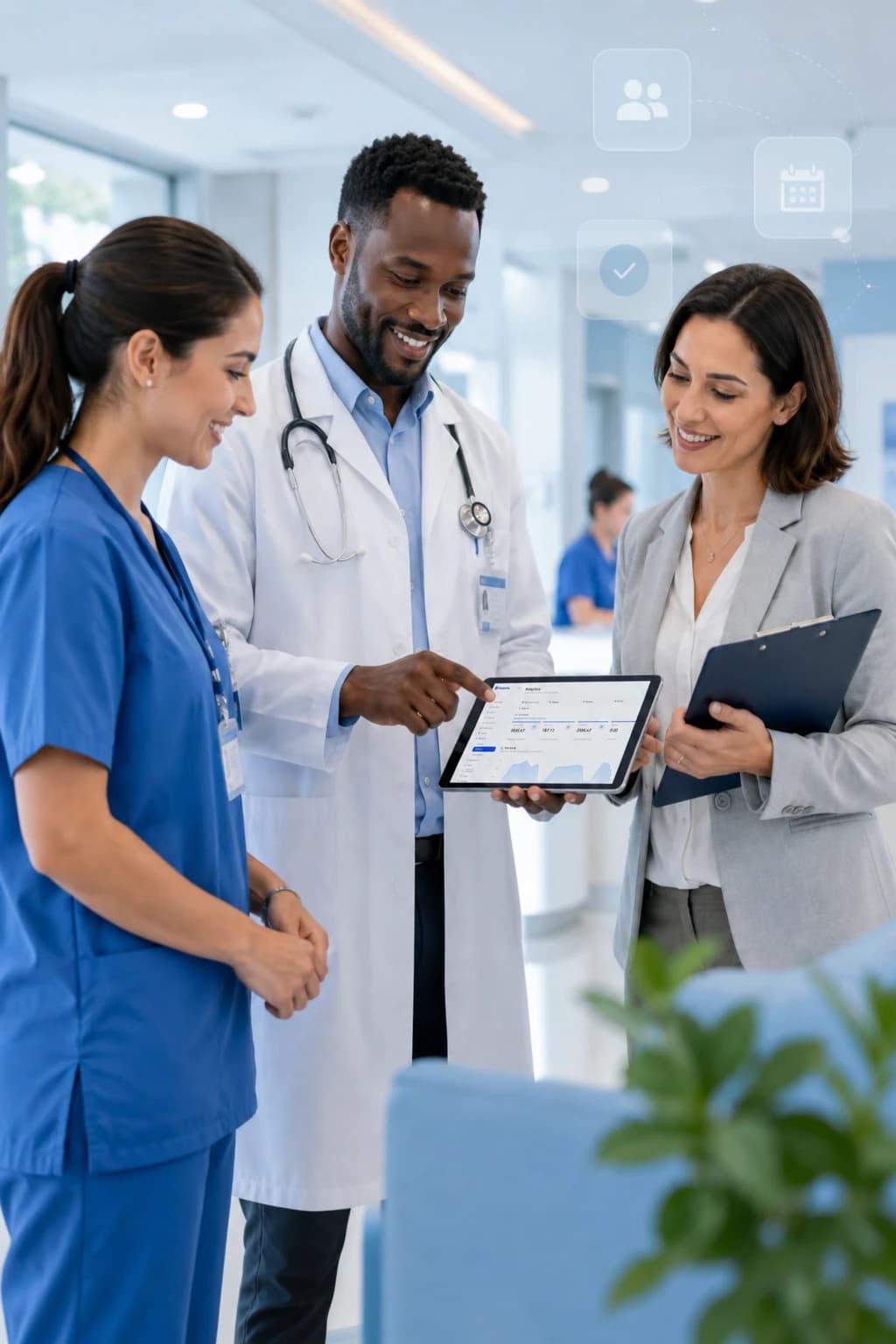 Healthcare: Review staff time records
