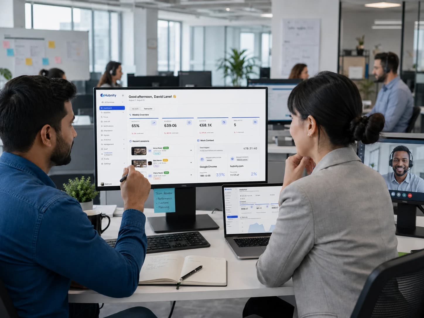 Hospitality: Review staff time records