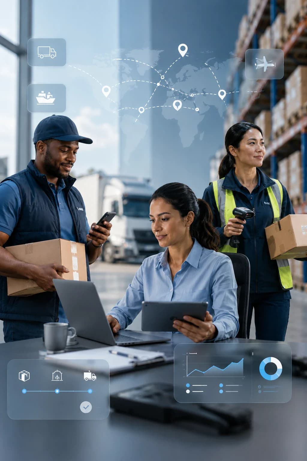 Logistics & Transportation: Track every shift