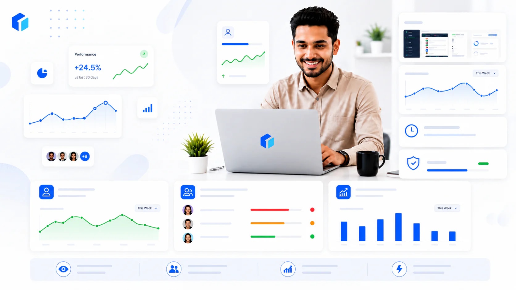 Data and analytics team managing analysis cycles and insight delivery workflows