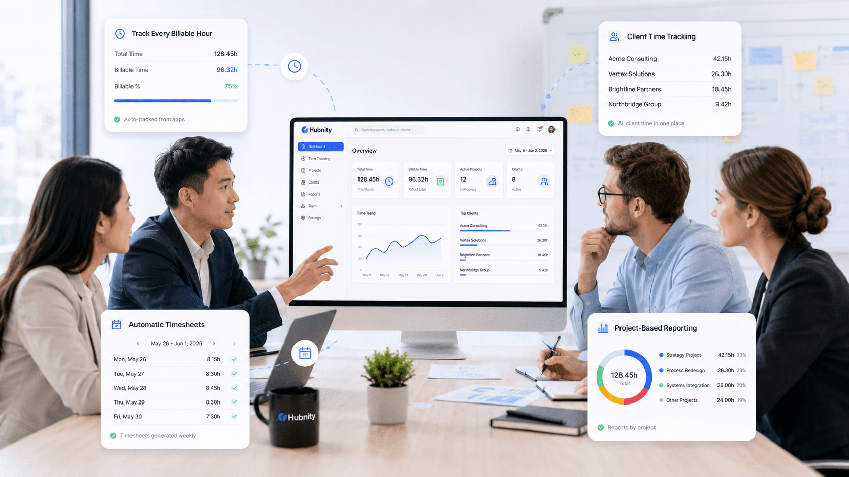 Consulting & Professional Services: Track every billable hour