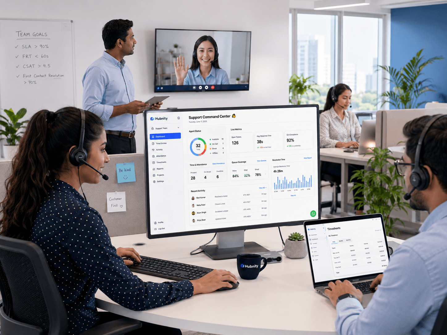Customer Support & Call Centers: Improve support operations