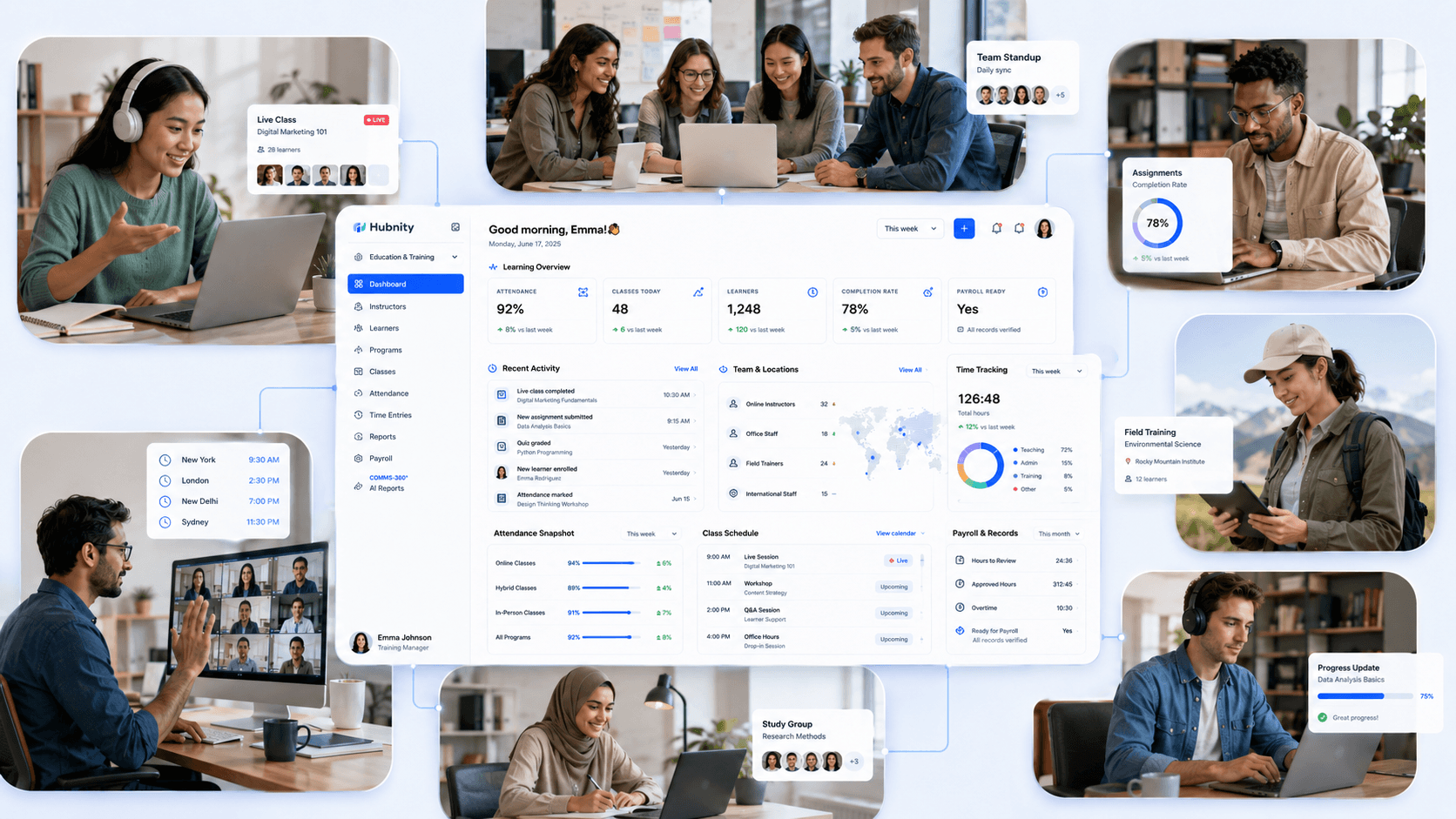 Education & Training: Support remote and hybrid learning