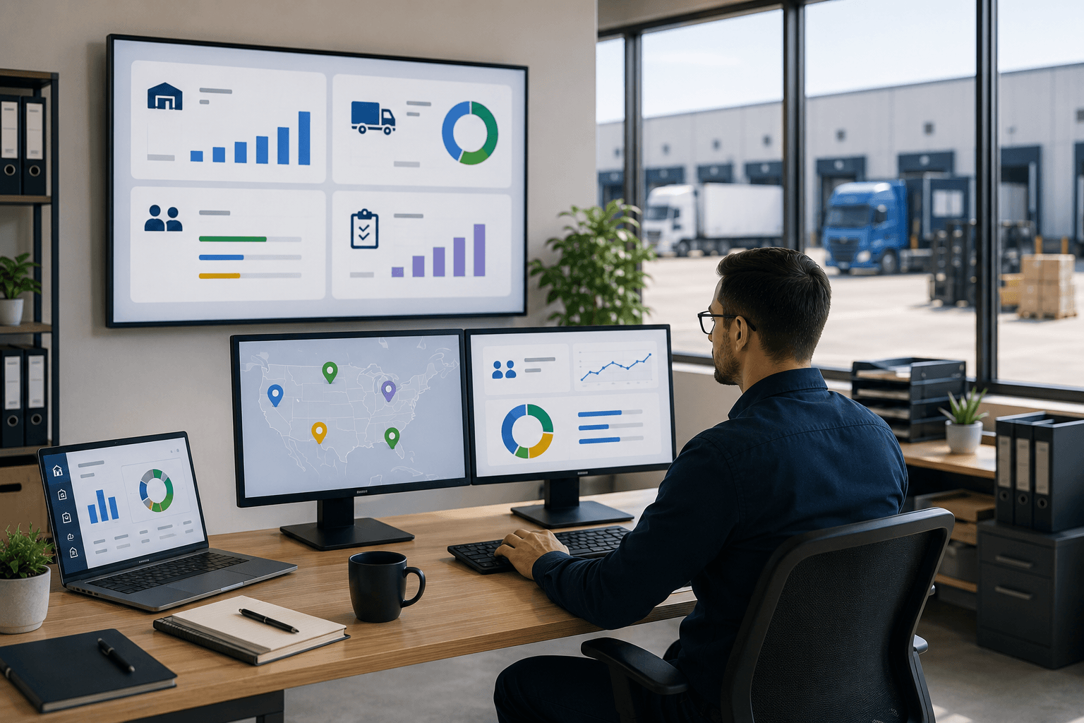 Logistics & Transportation: Manage multi-site operations