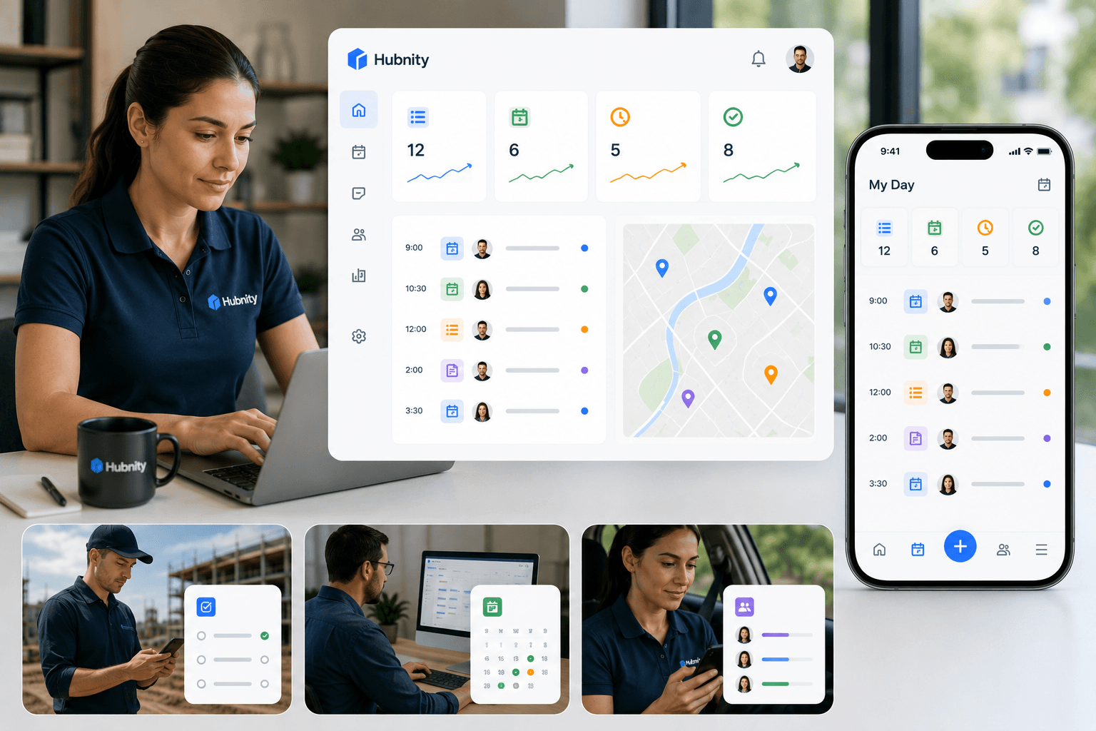 Real Estate: Organize daily activities
