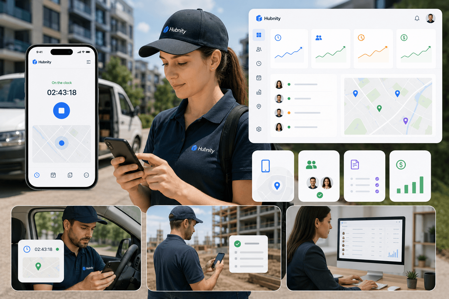 Real Estate: Track mobile work